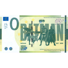 0 Euro biljet Batman